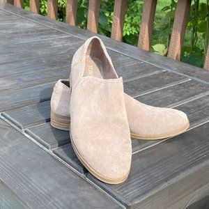 LAST CHANCE - TOMS Taupe Gray Shaye Suede Bootie